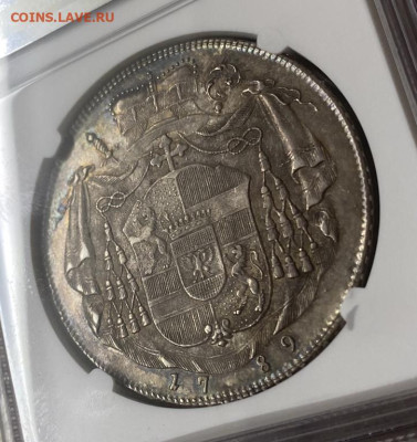 Зальцбург Талер 1789 Иероним фон Коллоредо Австрия Слаб NGC - zalcburg_taler_1789_ieronim_fon_kolloredo_avstrija_slab_ngc_serebro_krona_sokhran_redkost_dav_1265_r (3)
