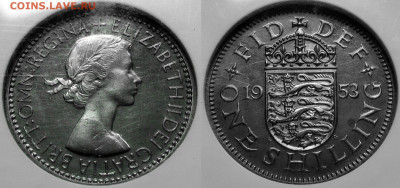 Англия 1 шиллинг 1953 PF - image (44)