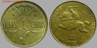 Литва 1 цент 1925 - 5206