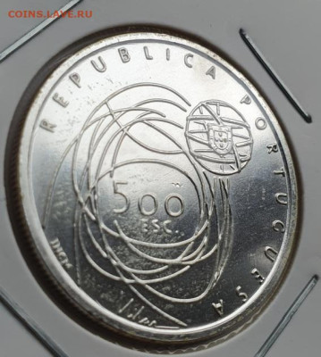 500 эскудо 2001г Порту-Культурная столица Европы, до 22.05 - 2
