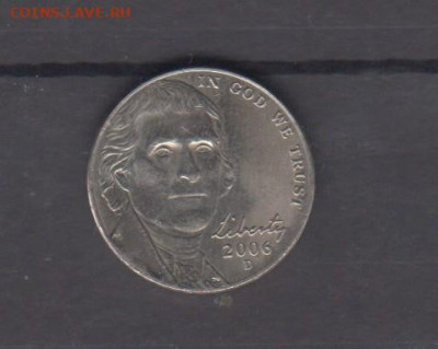США 2006 5ц (Д) Джеферсон до 22 05 - 249