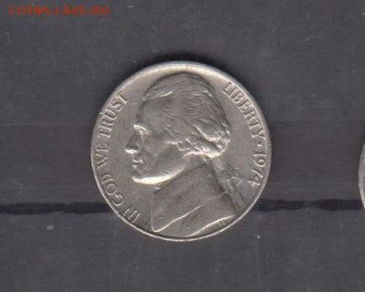 США 1974 5центов до 22 05 - 260