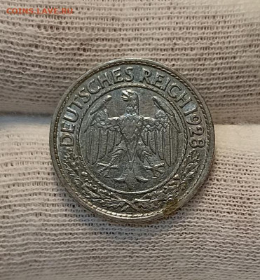 Германия 50 рейхспфеннигов 1928г ,до 19.05.2025г в 22.00мск - 1