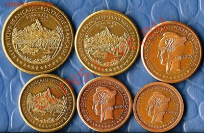 Французская Полинезия пробные евро монеты 2005г. До14.02.12г - Изображение 525