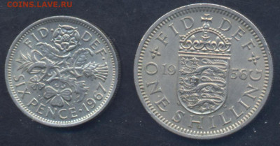 Британия 6 пенсов 1967 г.20.05.2025 г. 22 -00 МСК. - Британия1