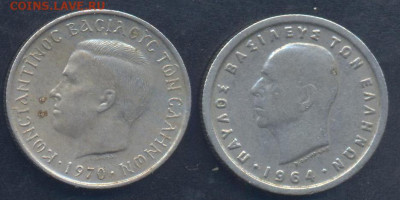 Греция 50 лепта 1964 г. 20.05.2025 г. 22 -00 МСК. - Греция1