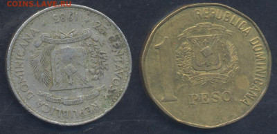 Доминикана 25 центаво 1983 г. 20.05.2025 г. 22 -00 МСК. - Доминикана