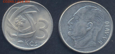 Чехословакия 3 кроны 1968 г.20.05.2025 г. 22 -00 МСК. - Норвегия1