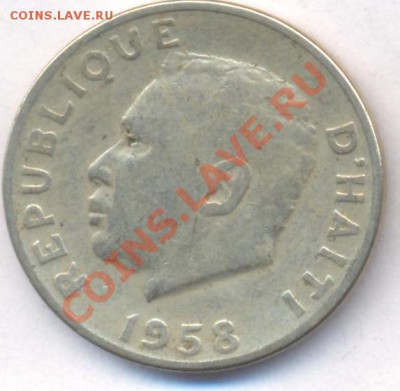 Гаити 10 центов 1958 г.До 13.02..12 г. 21-00 МСК. - Гаити 58