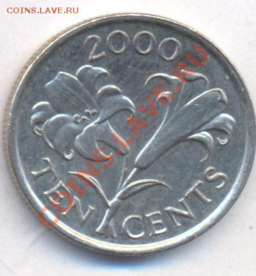 Бермудские о-ва 10 центов 2000 г.До 13.02..12 г. 21-00 МСК. - Бермуды.1