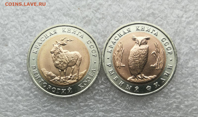 5 руб 1991г Красная книга козёл и филин до 22.05 в 22-00 - IMG_20250513_200820
