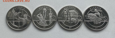 Набор Сьерра-Леоне 1 доллар 2012 Олимпийские Игры Лондон - nabor_serra_leone_1_dollar_2012_olimpijskie_igry_london_olimpiada_shajba_krona_sport_legkaja_atletika