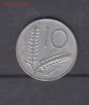 Италия 1954  10 лир до 26 05 - 214а