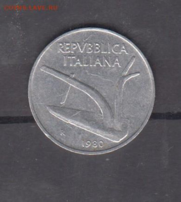 Италия 1980  10 лир до 26 05 - 222