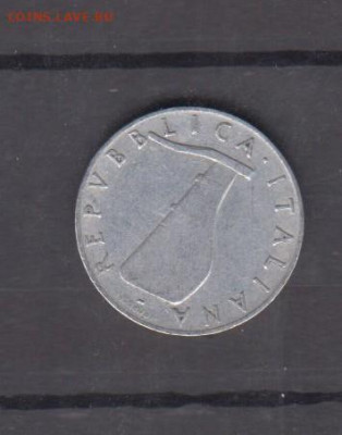 Италия 1953 5 лир до 26 05 - 226а