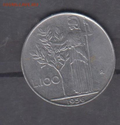 Италия 1956 100 лир до 26 05 - 267