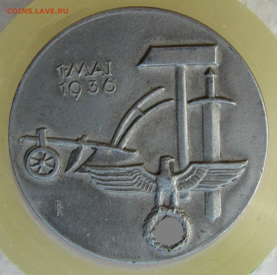 Германия. 1 мая 1936 - день Труда, значок. До 29.05.25. - 1а