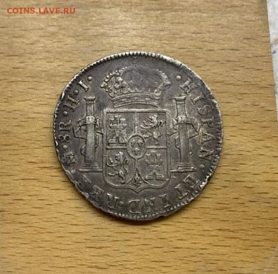 Мексика 8 реалов 1810 Король Испании Фердинанд VII Серебро - meksika_8_realov_1810_korol_ispanii_ferdinand_vii_serebro_krona_shajba_redkost (1)