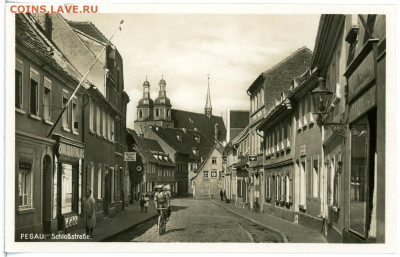 Частные выпуски нотгельдов Германии. Обзорная тема. - Pegau 1928 Schloßstraße