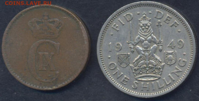 Британия шиллинг 1949 г.26.05.2025 г. 22 -00 МСК. - Дания