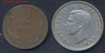 Британия шиллинг 1949 г.26.05.2025 г. 22 -00 МСК. - Дания1