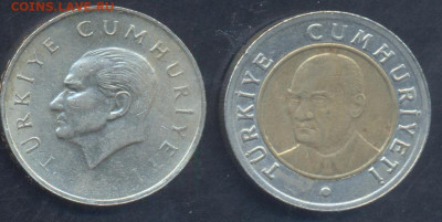 Турция 1 лира 2005 г.  26.05.2025 г. 22 -00 МСК. - Турция1