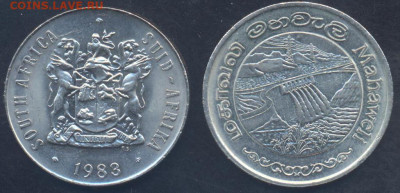ЮАР 50 центов 1983 г.  26.05.2025 г. 22 -00 МСК. - ЮАР1