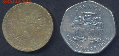 Ямайка 1 доллар 1994 г.  26.05.2025 г. 22 -00 МСК. - Ямайка