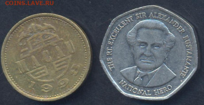 Ямайка 1 доллар 1994 г.  26.05.2025 г. 22 -00 МСК. - Ямайка1