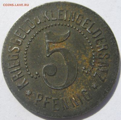  Нюртинген нотгельд 5 пфеннигов 1918 до 30.05. - IMG_0089.JPG