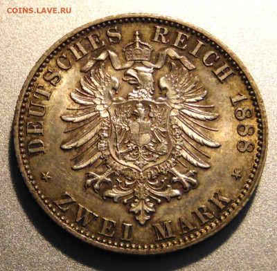 Пруссия. 2 марки 1888, Фридрих. До 31.05.25 - DSC09940.JPG