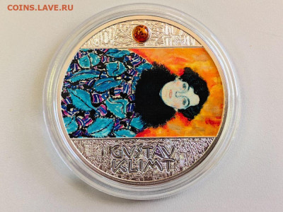 500фр 2024 Камерун Климт - Иоганна Штауде, Ag999, до 01.06 - Ц Климт Штрауде-1