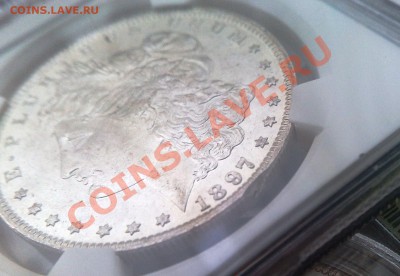 Полтина 1857 года,  PCGS MS-60 красивая ! - MS63