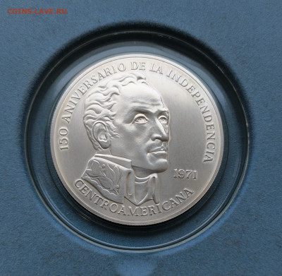 20 бальбоа 1971. Симона Боливар. Серебро AG-925. Масса 129.6 - 7