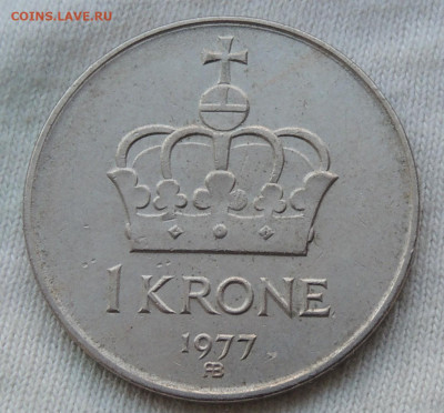 Норвегия 1 крона 1977 до 1.06.2025 - Норвегия 1 крона 1977.JPG