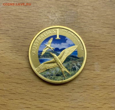 Австралия 1$ доллар 2012 Острова Лорд-Хау Фауна Птица Животн - avstralija_1_dollar_2012_ostrova_lord_khau_fauna_ptica_zhivotnye_emal