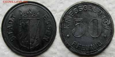Германия (нотгельд), 50 пфеннигов ND 1917 г. До 03.06.25. - 50 2