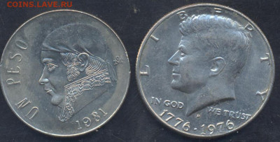 США 50 центов 1976 г. 30.05.2025 г. 22 -00 МСК. - США1