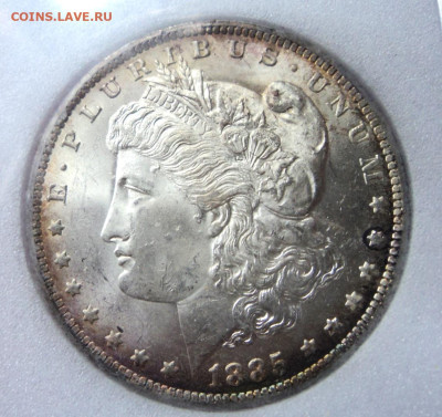 Доллар 1885г.США MS 64 - DSC09811.JPG