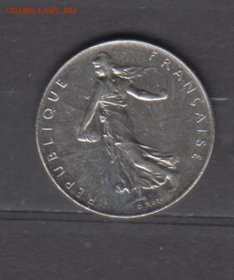 Франция 1991 1 франк ( блеск) до 03 06 - 106