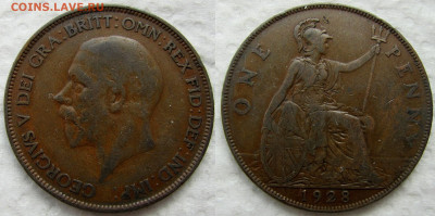 1 пенни 1917-1946(5 шт.). До 05.06 - 5а