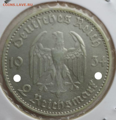Германия 2 рейхсмарки 1934 D Кирха, до 05.06 22:00 мск - 3