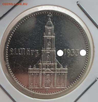 Германия 5 рейхсмарок 1934 G Кирха, до 05.06 22:00 мск - 3