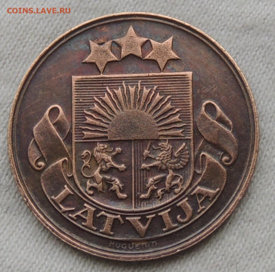 Латвия 5 сантимов 1922 до 4.06.2025 - Латвия 5 сантимов 1922 .JPG