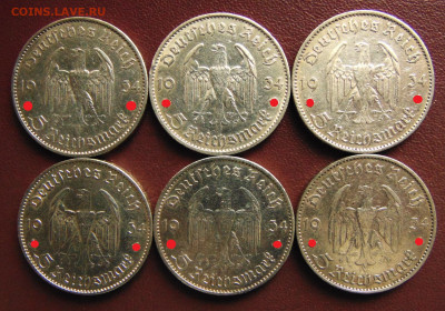 Германия. 5 марок 1934 A, D, E, F, G, J. - 1934-.JPG