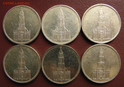 Германия. 5 марок 1934 A, D, E, F, G, J. - 1934.JPG