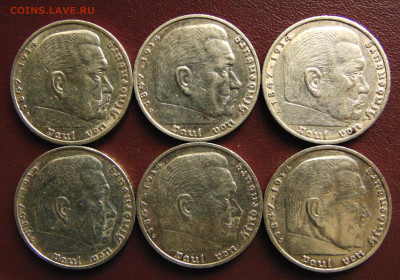 Германия. 5 марок 1935 A, D, E, F, G, J. - 1935a.JPG