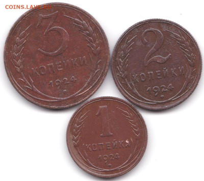 3к-2к-1к 1924г. до 08.06.25. 22-00 Мск - 1-2-3коп 1924г.