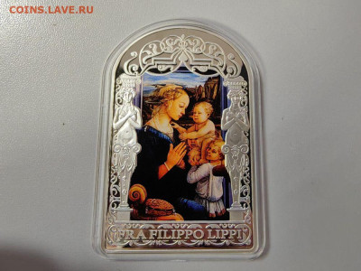 15 динеров 2013 Андорра, Филиппо Липпи, Ag999, до 09.06 - Ю Ренесанс Липпи-2