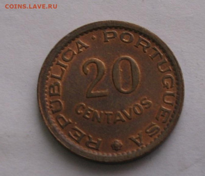 Мозамбик 20 сентаво 1973(aUNC) до 07.06.25г. 22.00ч. - моз2